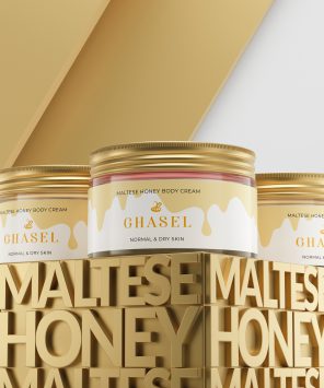 Körpercreme mit maltesischem Honig
